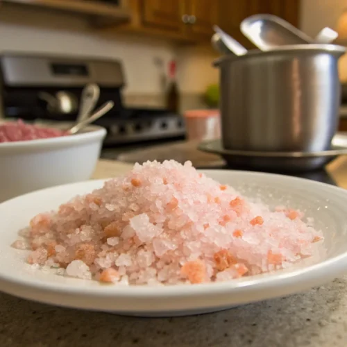 A delicious plate of pink salt trick recipe