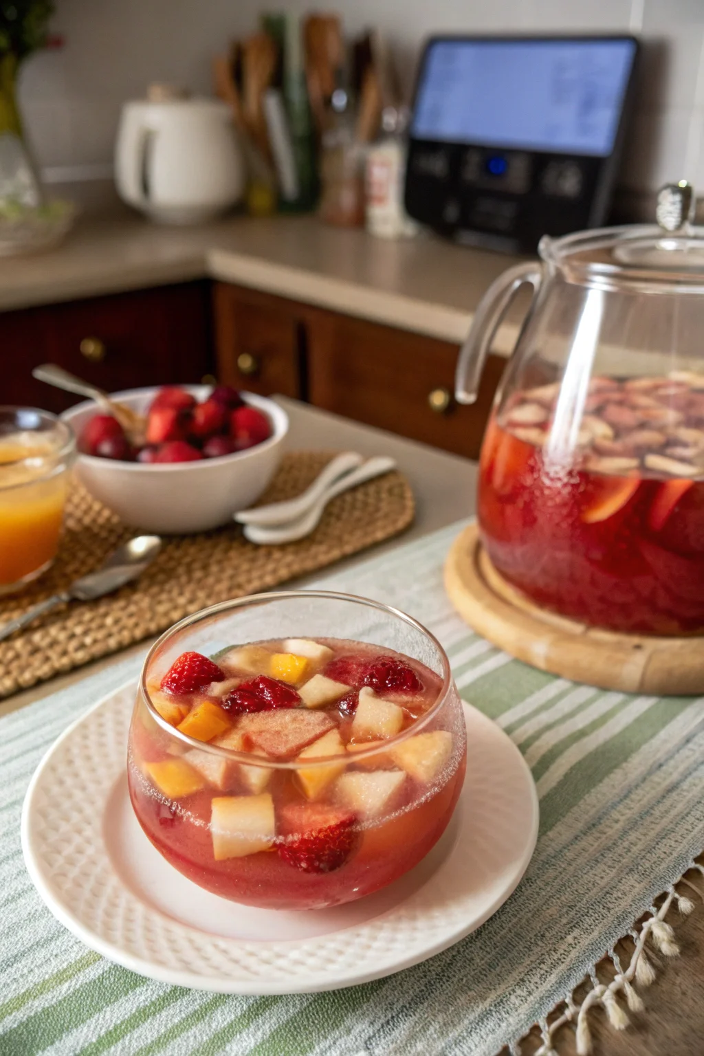 A delicious plate of The Best Party Punch Recipe EVER