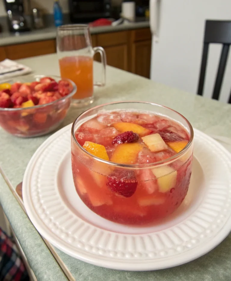 A delicious plate of The Best Party Punch Recipe EVER