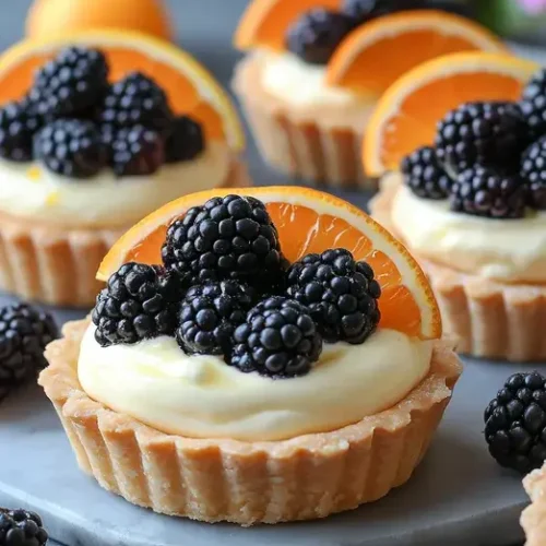 Citrus Berry Cream Cheese Tartlet