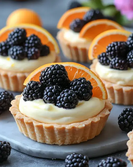 Citrus Berry Cream Cheese Tartlet