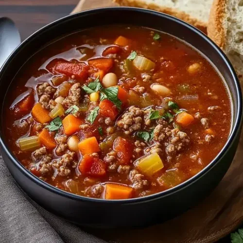 Hearty Hamburger Soup