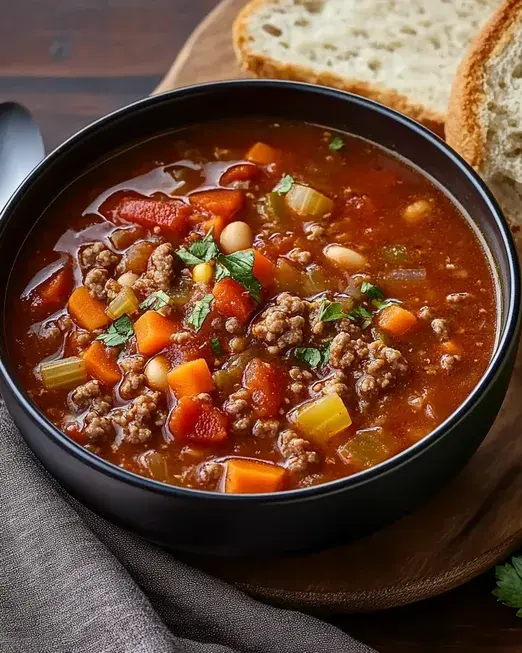 Hearty Hamburger Soup