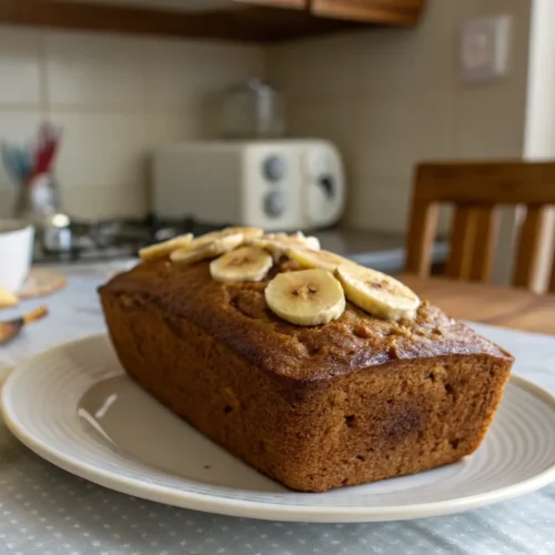 A delicious plate of bannan a bread recipe easy