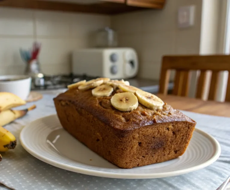 A delicious plate of bannan a bread recipe easy