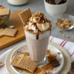 A delicious plate of S'mores Milkshake