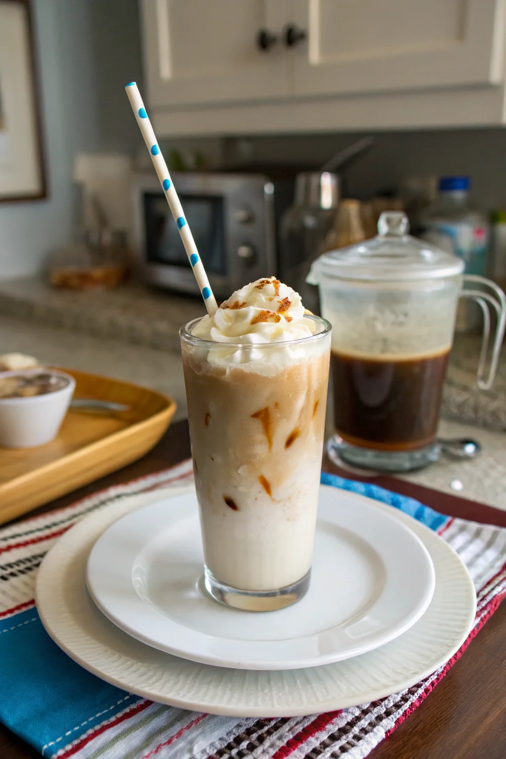 A delicious plate of Iced London Fog