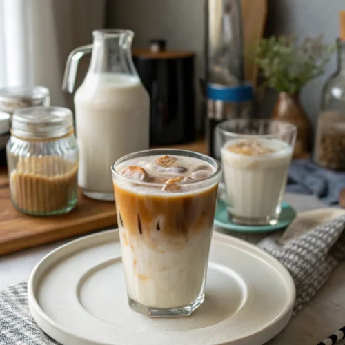 A delicious plate of Iced London Fog