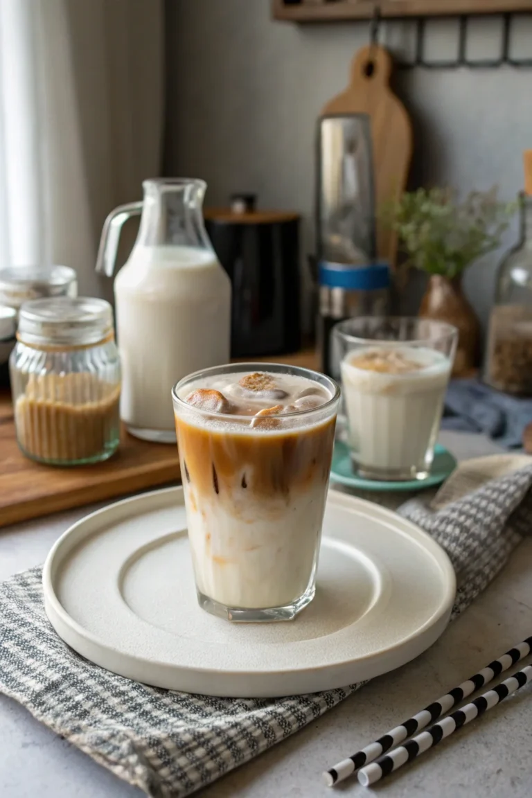 A delicious plate of Iced London Fog