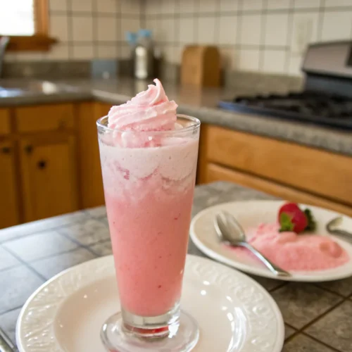 A delicious plate of Cool Down with This Whipped Pink Lemonade Recipe!