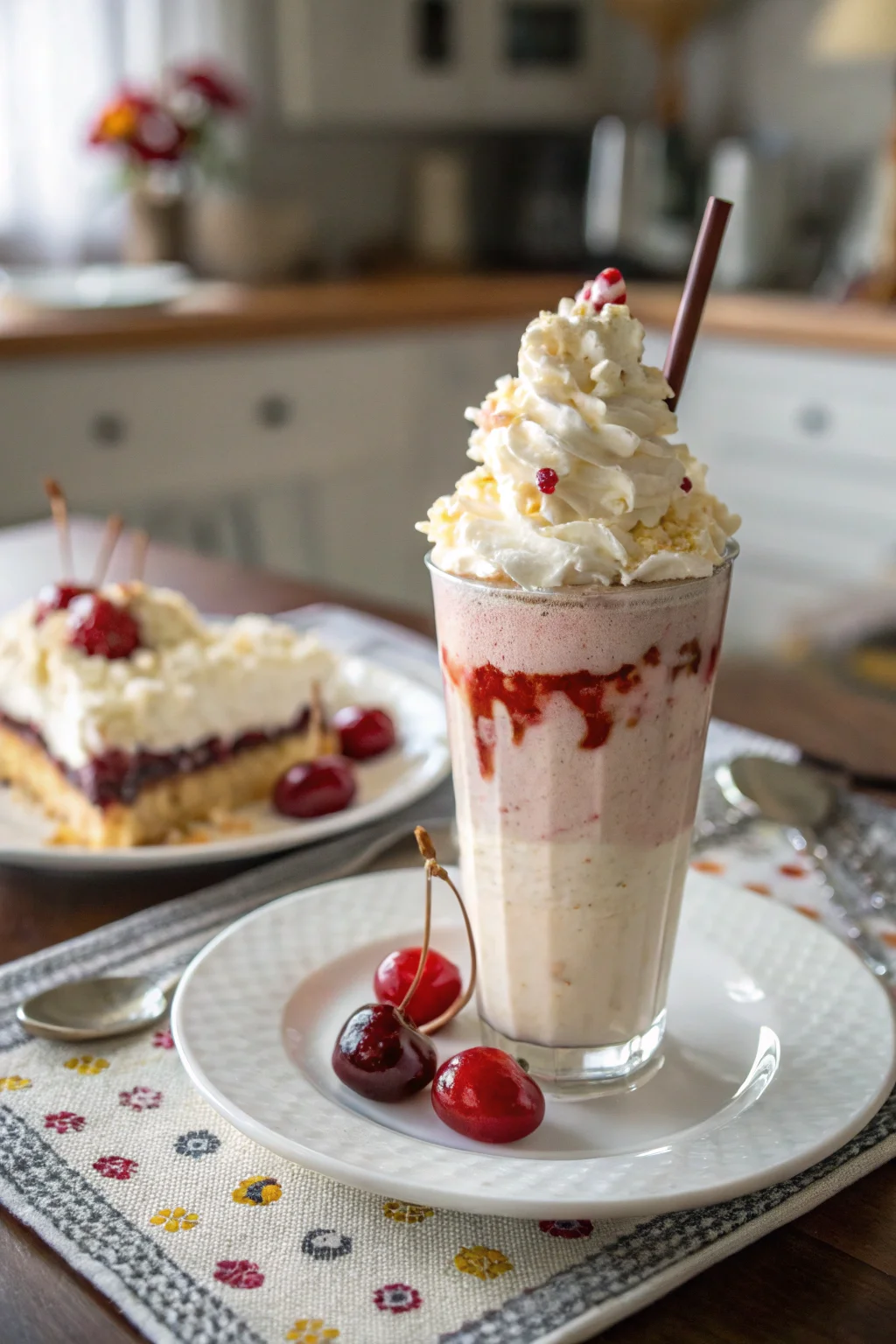A delicious plate of Cheesecake Milkshakes