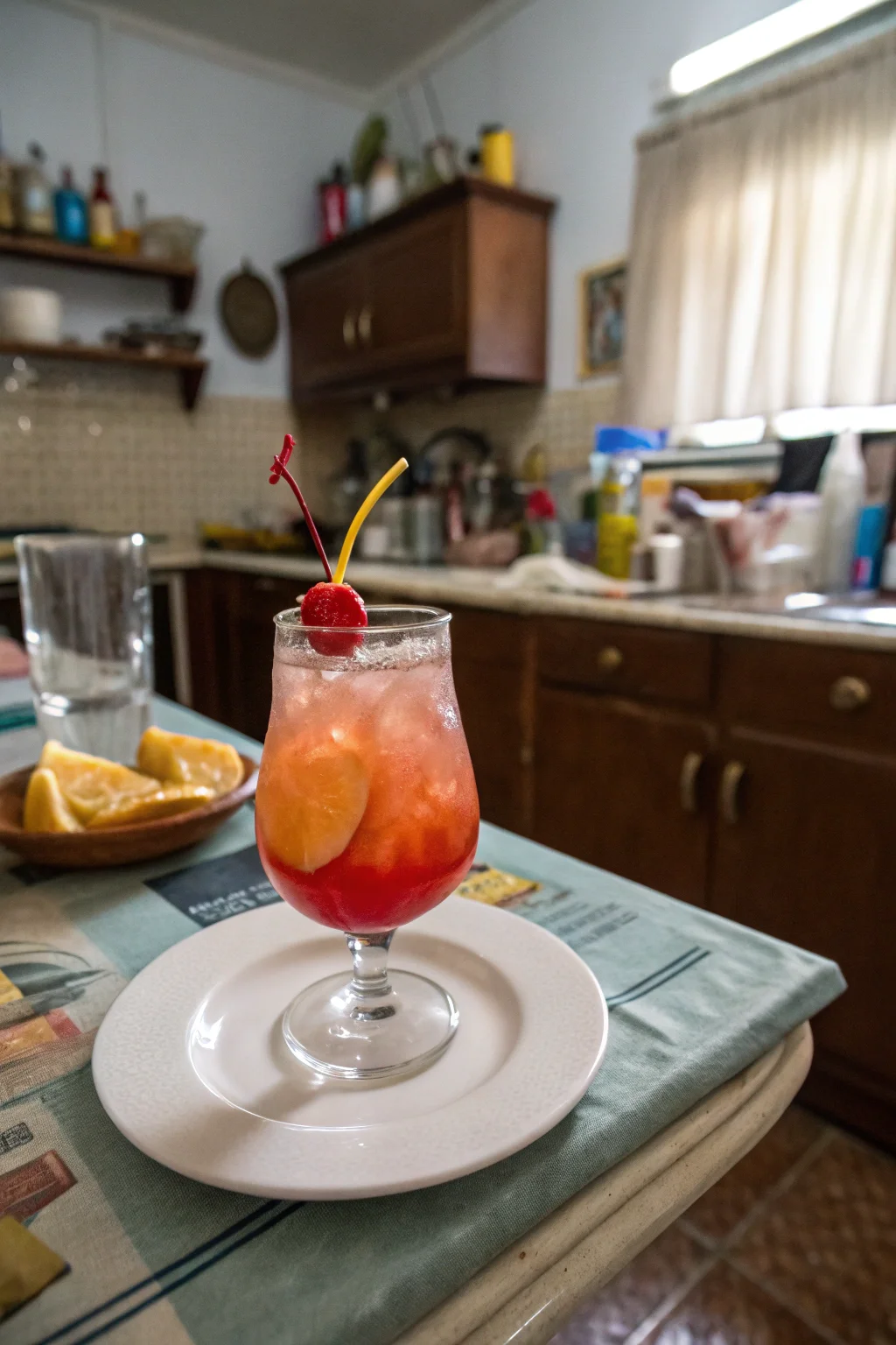 A delicious plate of Hurricane Drink